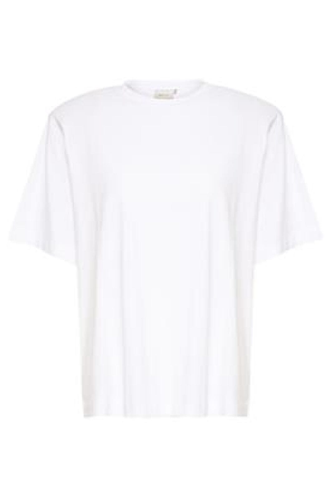 Gestuz - Samurillygz Back Emb Tee - 110601 Bright White T-shirts 