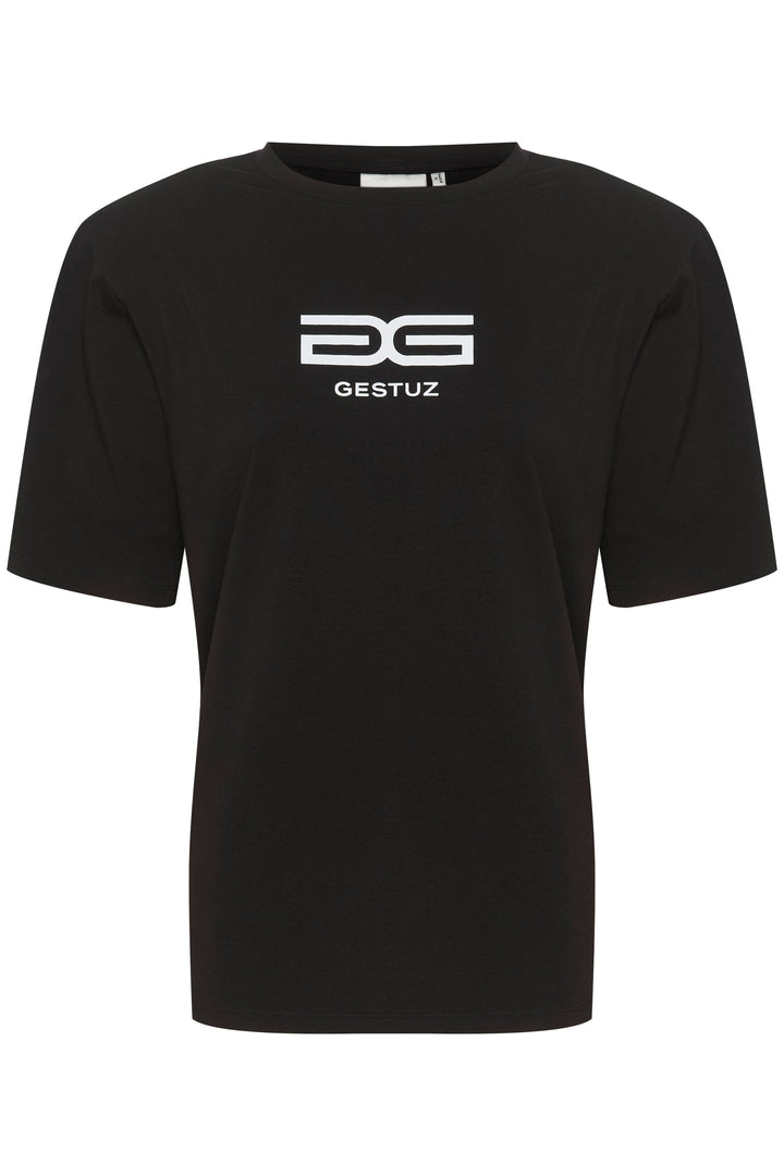 Gestuz - SamurillyGZ P tee - Black T-shirts 