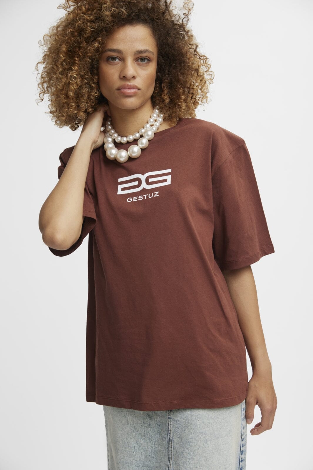 Gestuz - SamurillyGZ P tee - Desert brown T-shirts 