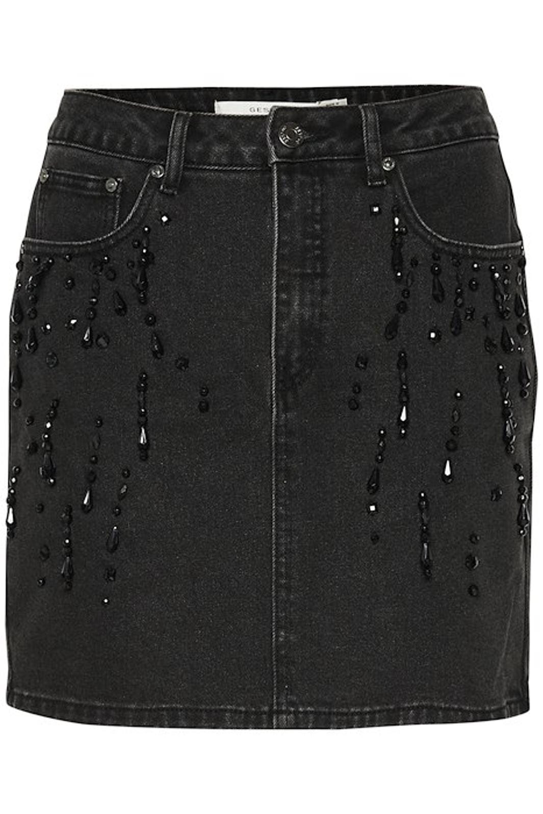 Gestuz - Similinagz Short Skirt 10909554 - 104987 Dark Grey Washed