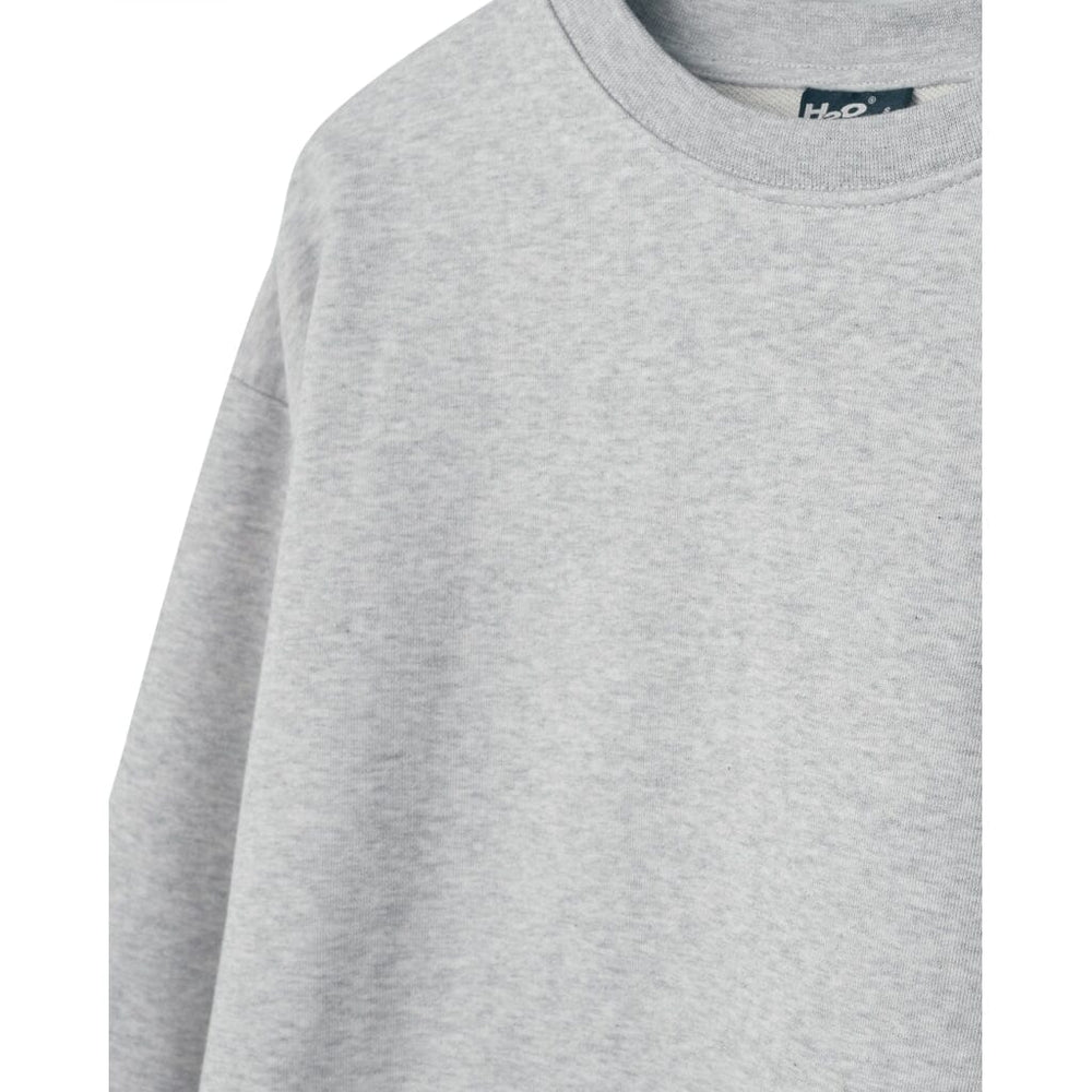 H2O - Base Woman Sweat O'Neck - 1020 Lt. Grey Mel Sweatshirts 