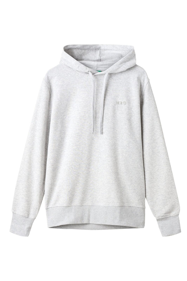 H2O - Happy Organic Sweat Hoodie - 1020 Lt. Grey Mel Sweatshirts 