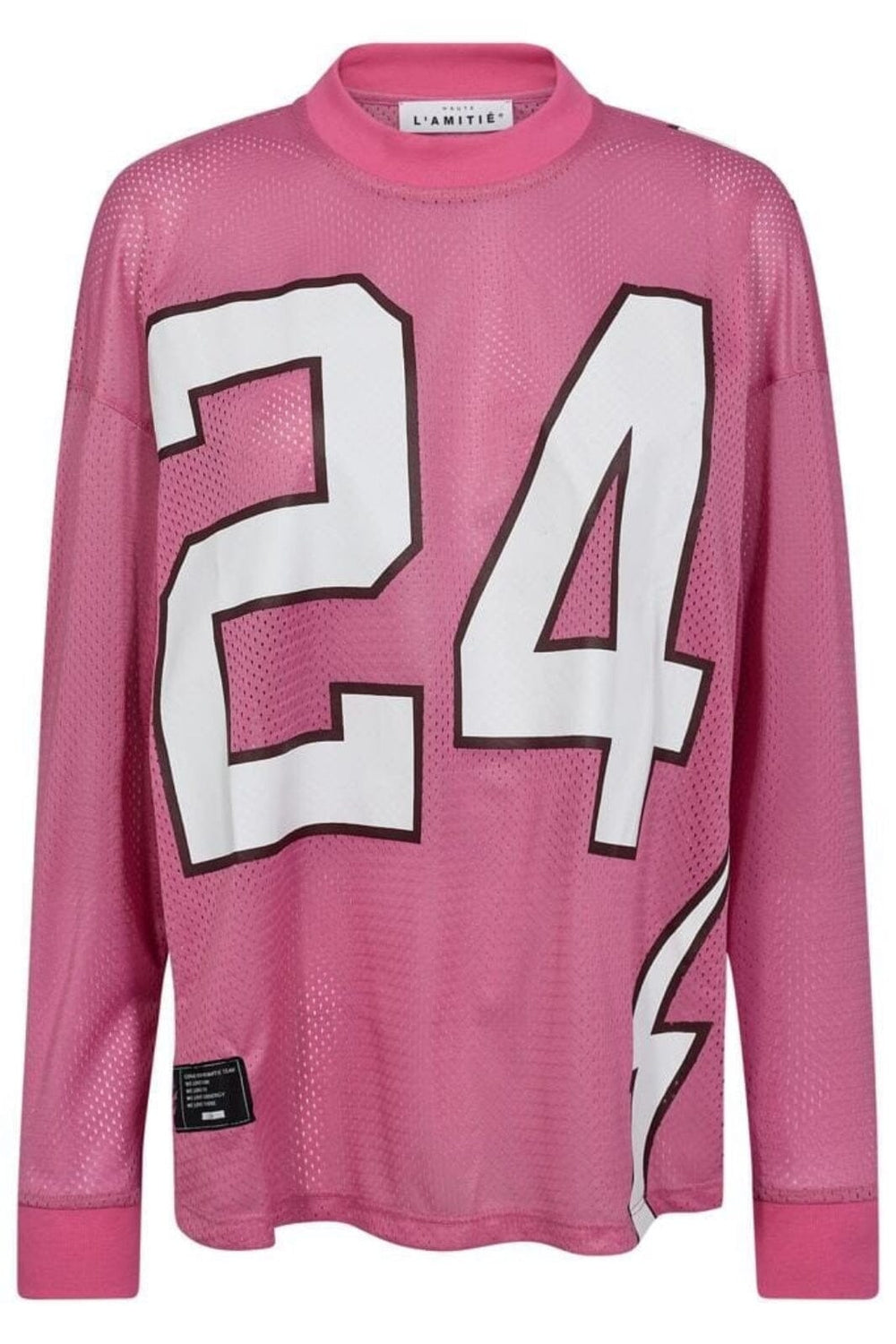 Haute L'Amitié - American Football Ls Tee HL10049 - Bubblegum