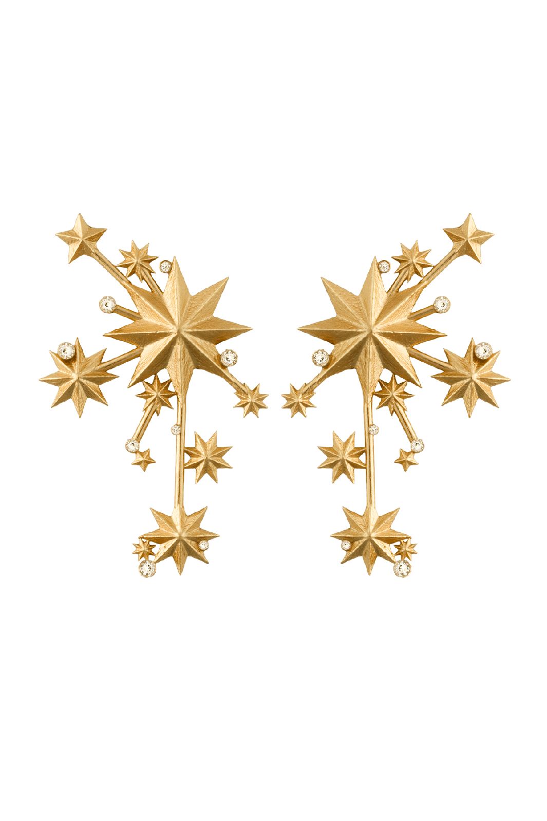 House Of Vincent - Night Poetry Earrings - Gilded