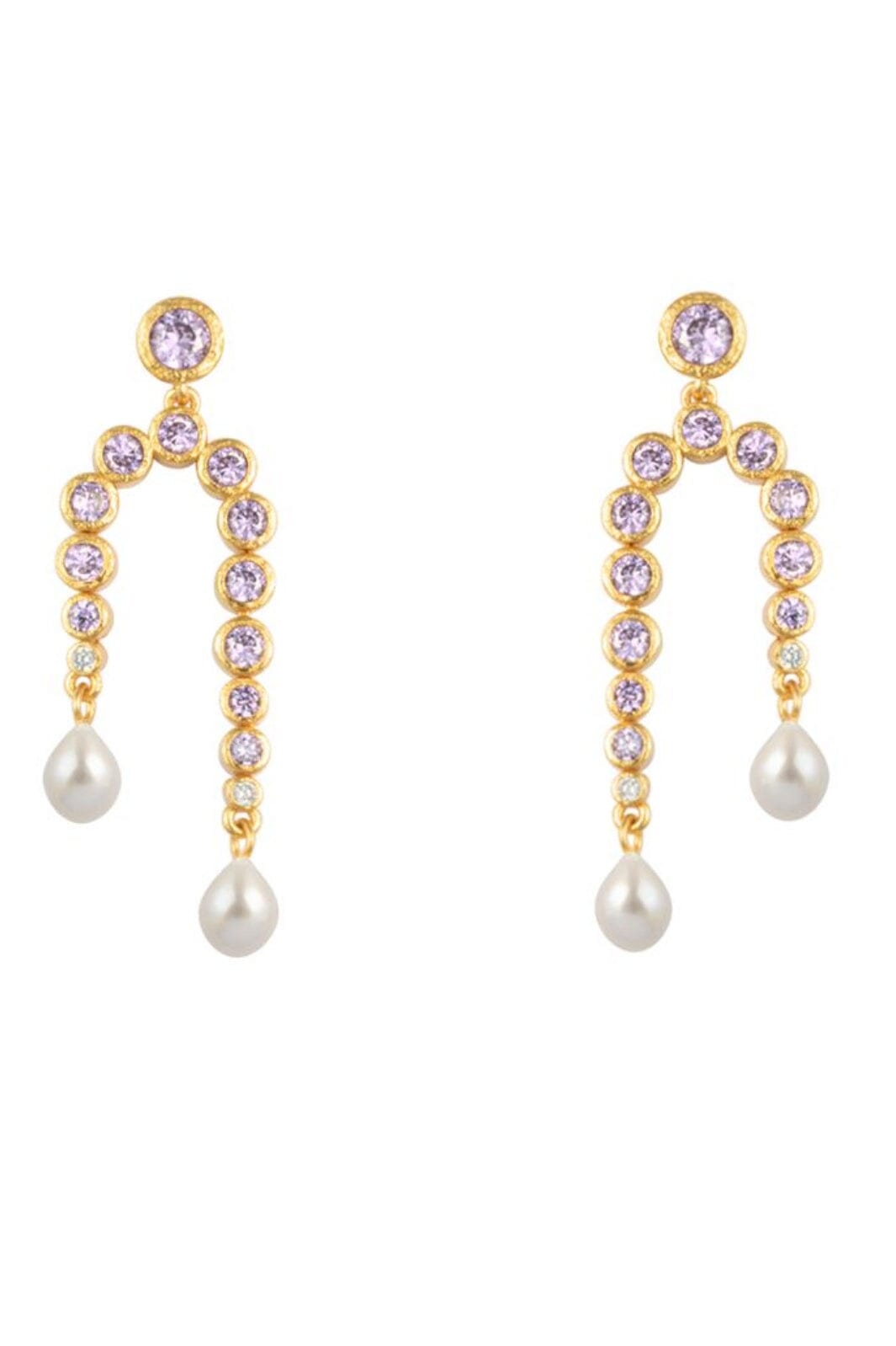 House Of Vincent - Venus Moonrise Earrings - Gilded Øreringe 