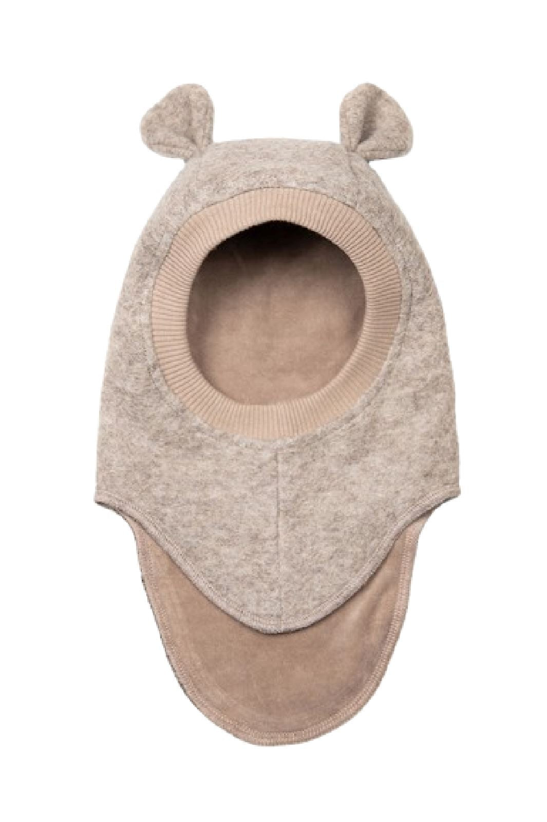 Huttelihut - Balaclava Ears Wool 6152 - 2044 Camel Melange Elefanthuer 