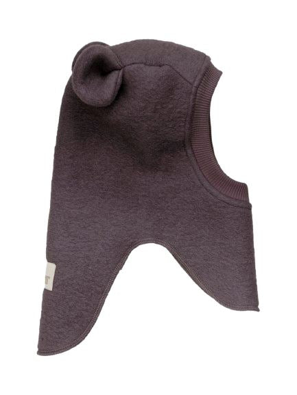 Huttelihut - Balaclava Ears Wool - Raisin Elefanthuer 