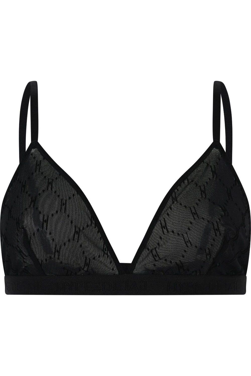 Hype The Detail - Mesh Bralette - 9 Sort BH 