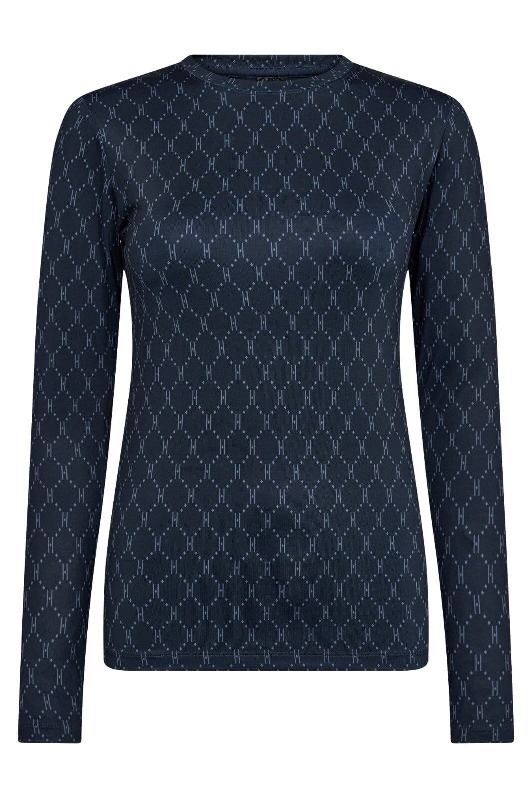 Hype The Detail - Printed Blouse - 42 Navy Bluser 