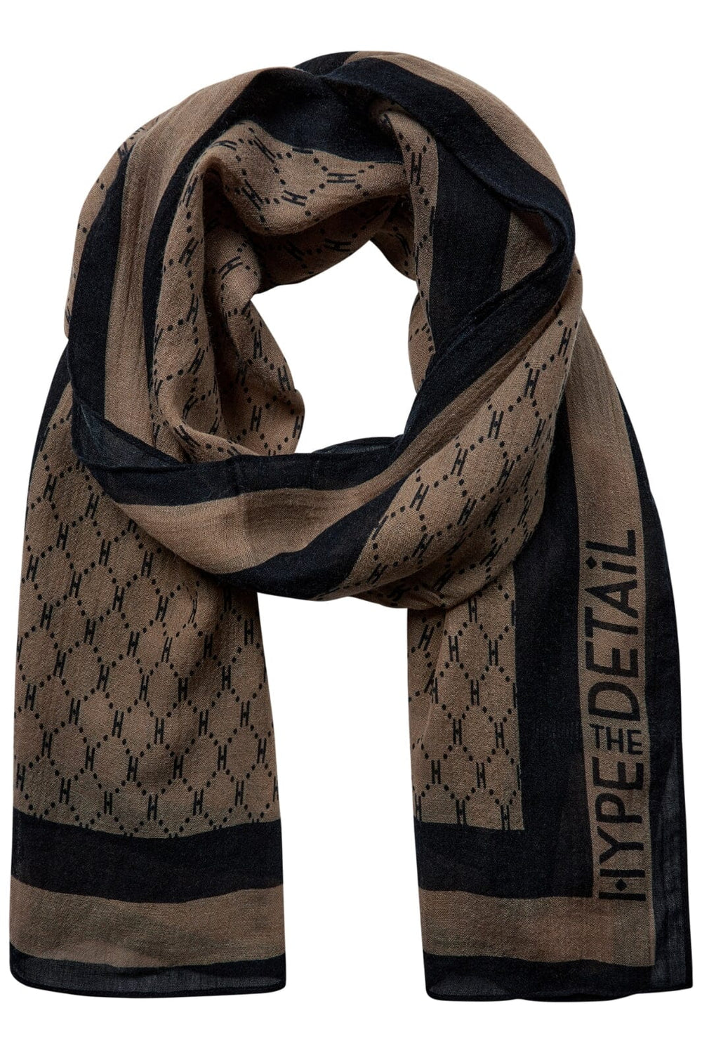 Hype The Detail - Scarf W/Logo - 81 Brun Tørklæder 