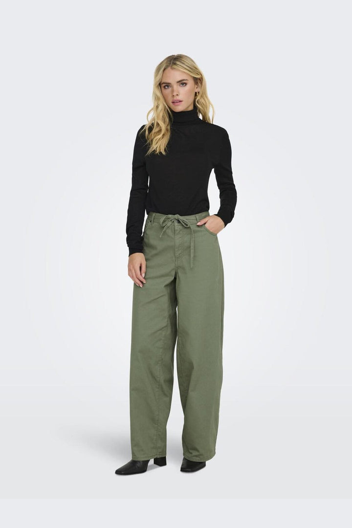 JDY - Jdymaeve Straight String Pant - 4752940 Kalamata