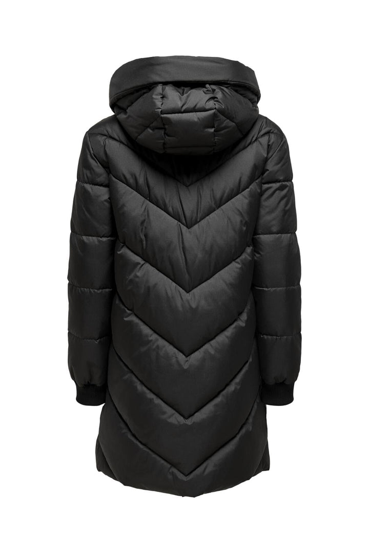 Jdy - Jdyskylar Padded Hood Jacket - 3802348 Black Black