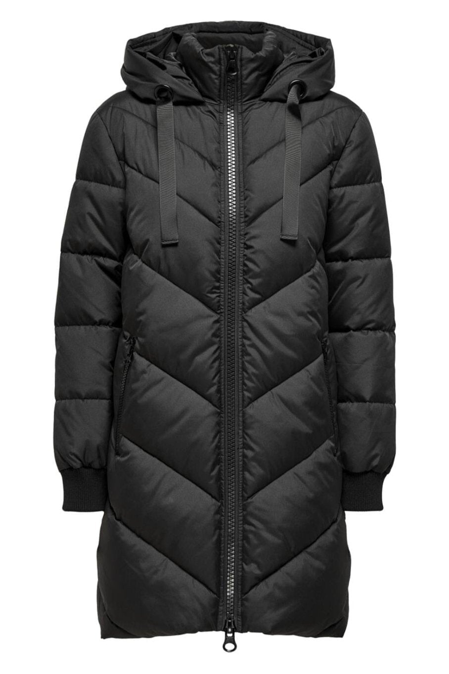 Jdy - Jdyskylar Padded Hood Jacket - 3802348 Black Black