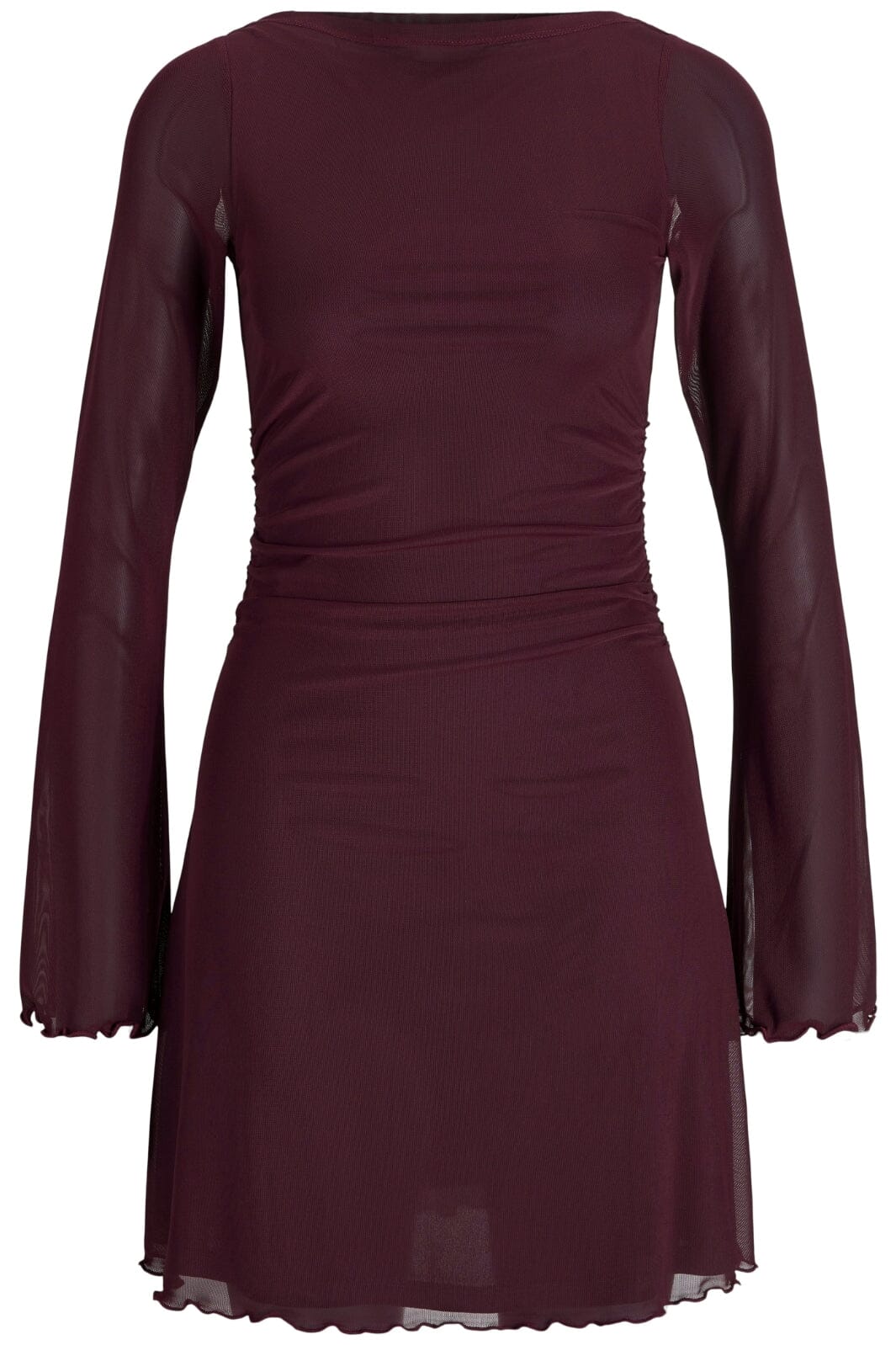 Jjxx - Jxminna Mesh Ls Dress 12270933 - 4789669 - Cabernet