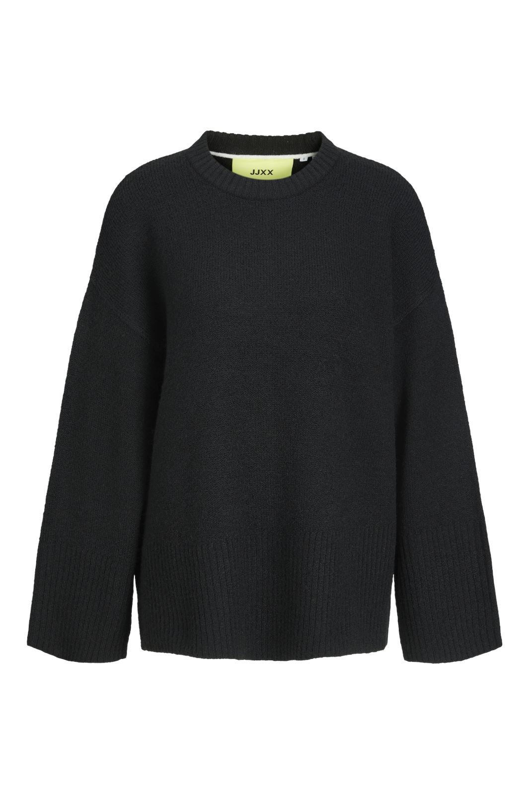 Jjxx - Jxollie Diverse Crew Neck Knit Sn - 4335971 Black /Moonbeam Neck Piping