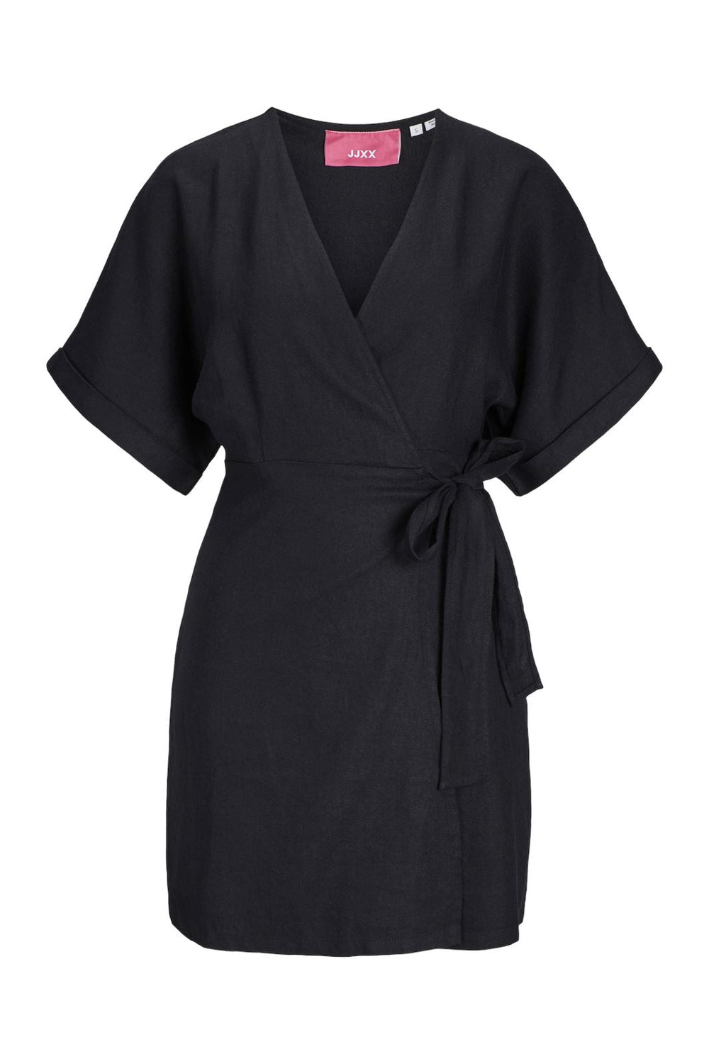 Jjxx - Jxraya Linen Blend Wrap Dress - 4523056 Black