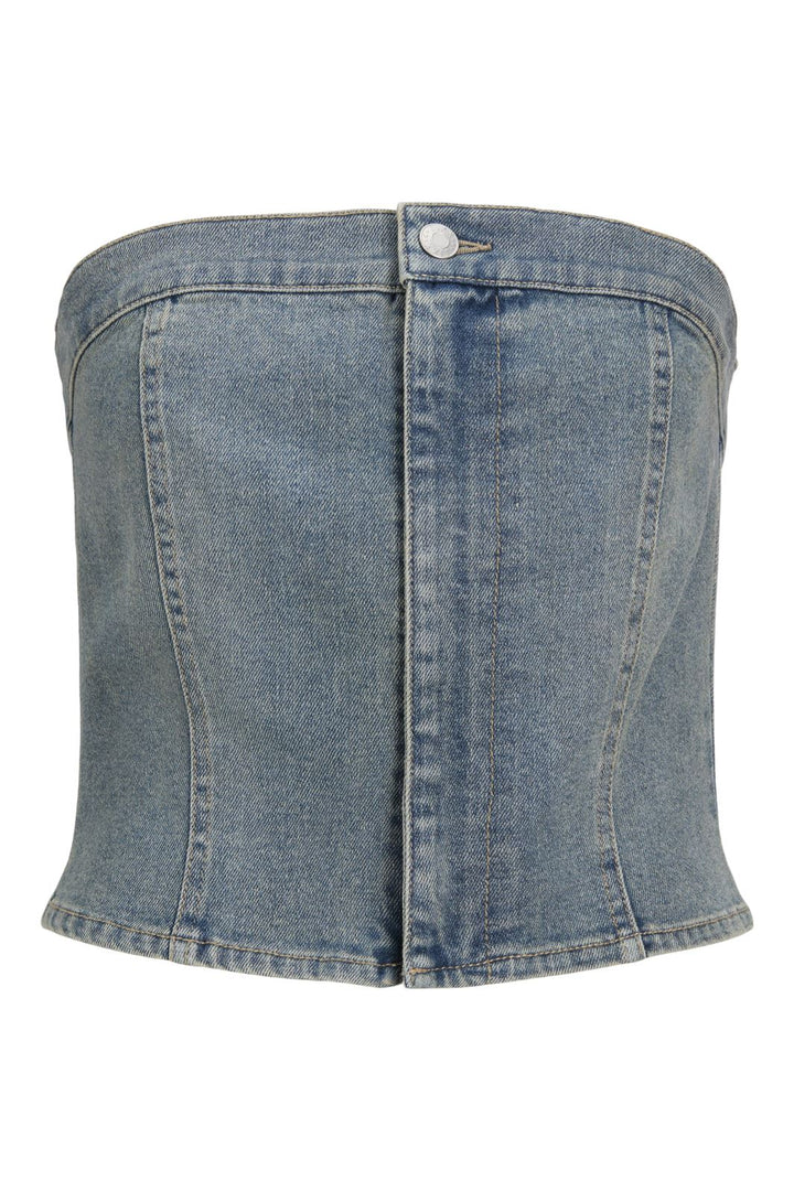 Jjxx - Jxtinga Slim Denim Top - 4685215 Medium Blue Denim