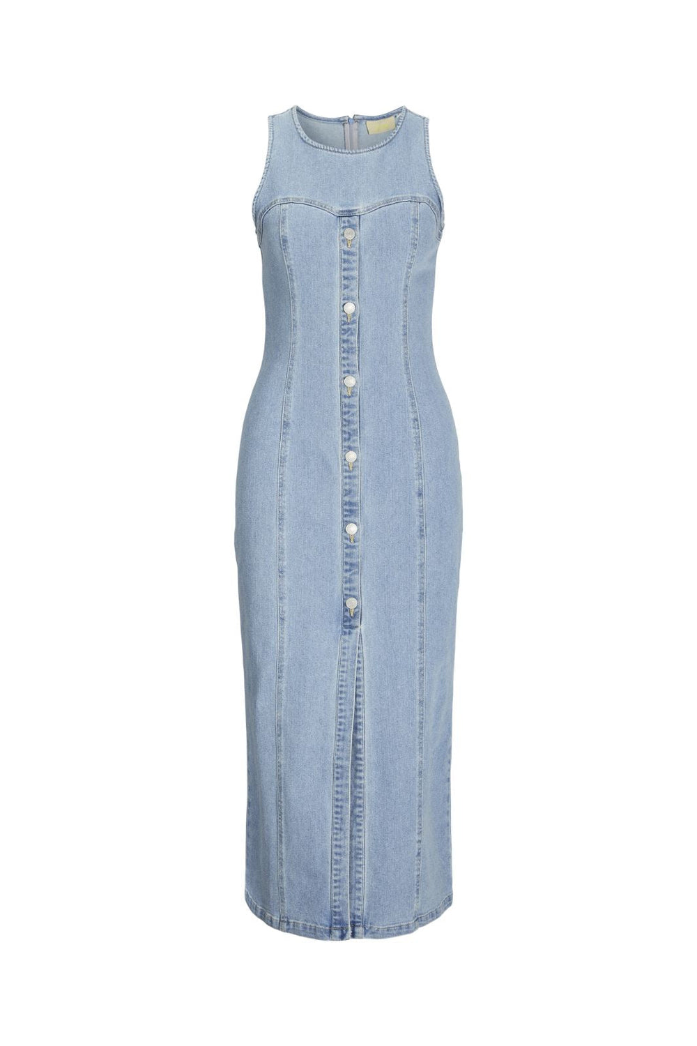 Jjxx - Jxtinga Slim Long Denim Dress - 4646812 Light Blue Denim