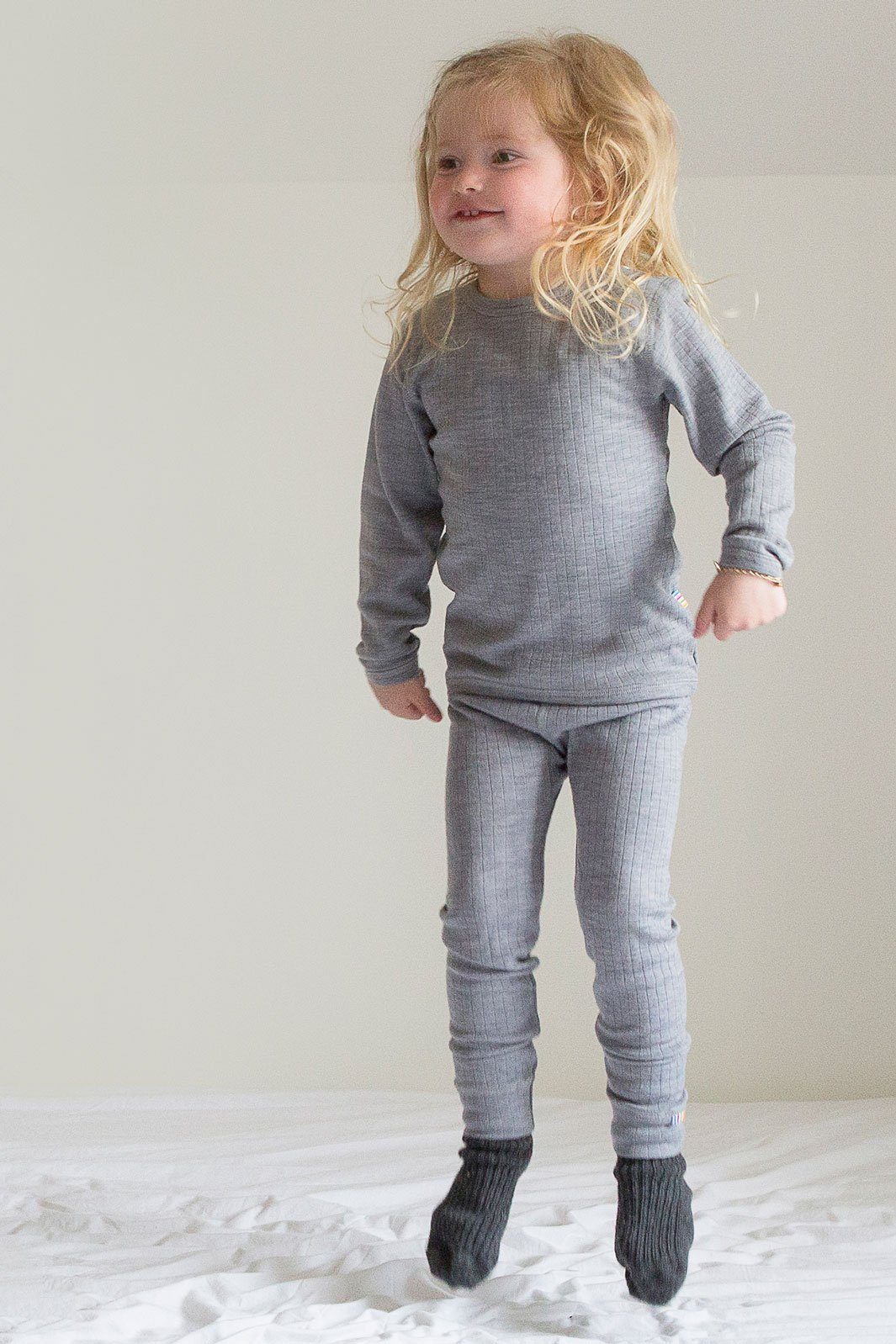 Joha - Leggings - Light Grey Melange Leggings 