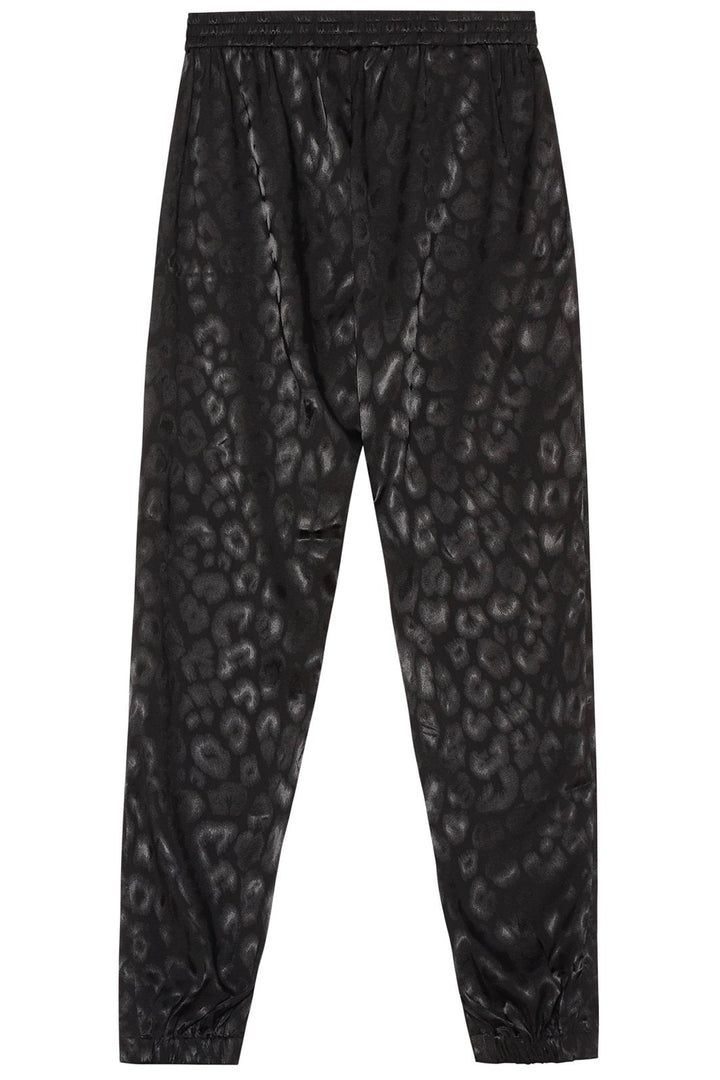 Karmamia - Cora Pants - Black Leo Jacquard Bukser 