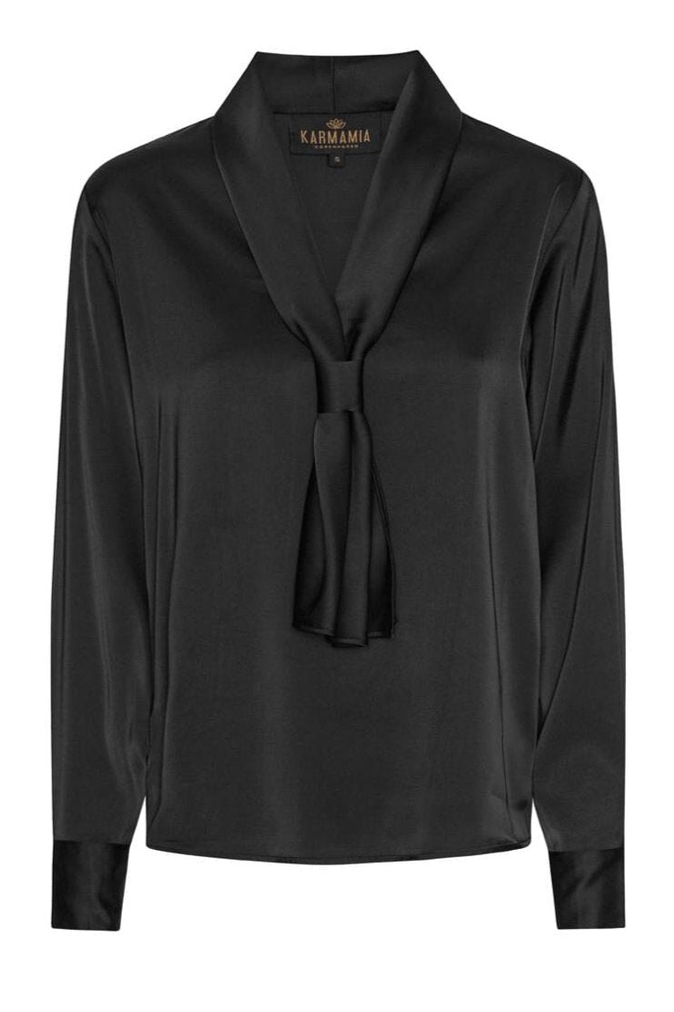 Karmamia - Jules Blouse - Semi Rich Black