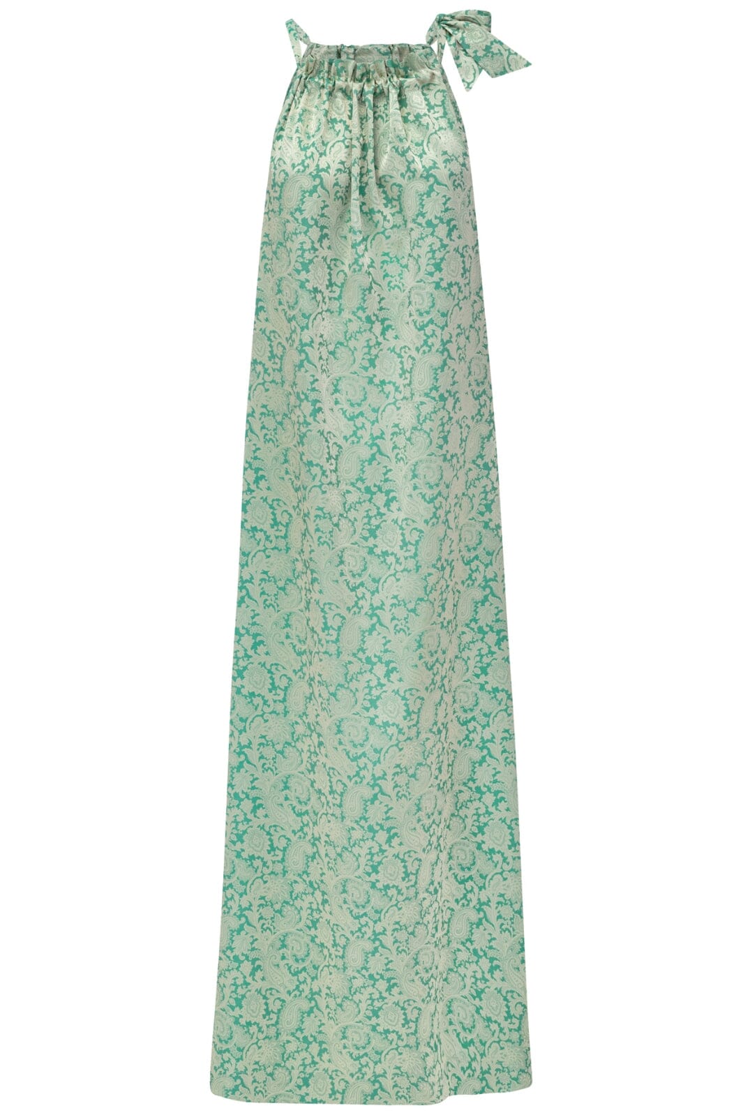 Karmamia - Simone Dress - Emerald Gold Jacquard Kjoler 