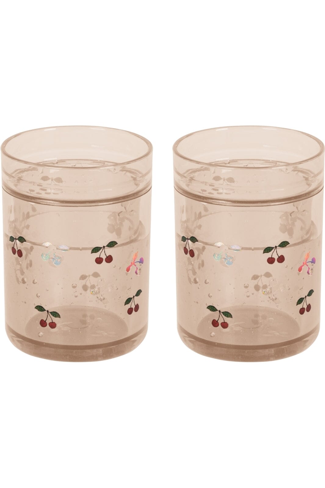 Konges Sløjd - 2 Pack Glitter Cups - Cherry Køkkentilbehør 