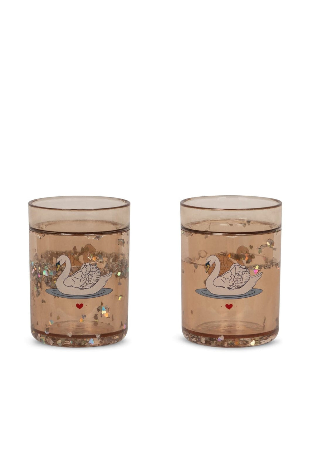 Konges Sløjd - 2 Pack Glitter Cups - Swan Køkkentilbehør 