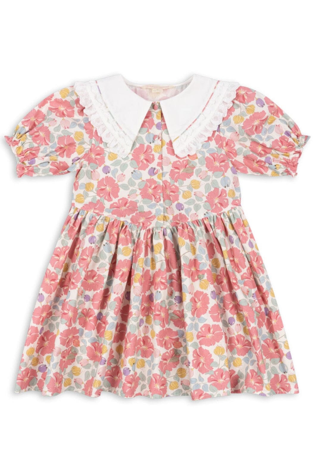 Konges Sløjd - Coeur Collar Dress Gots Ks102649 - Fleur Anglaise