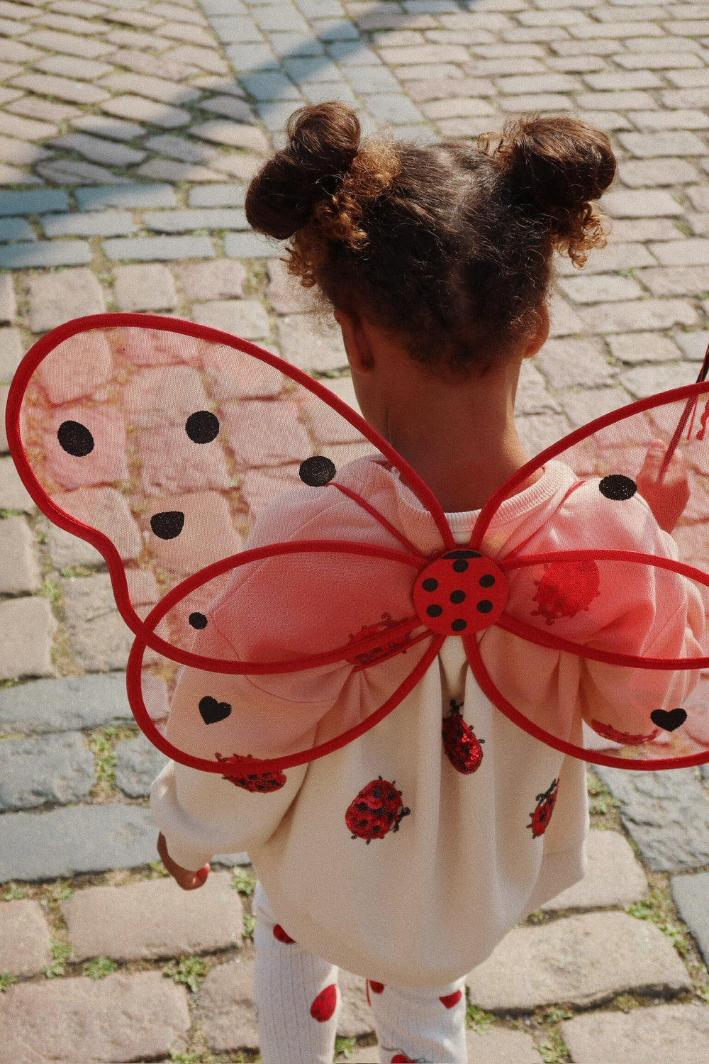 Konges Sløjd - Fairy Ladybug Costume Ks102211 - Ladybug Glitter Accessories 