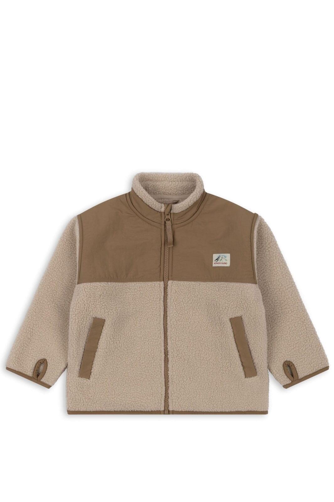 Konges Sløjd - Flynn Fleece Jacket Grs - Tigers Eye Fleece jakker 