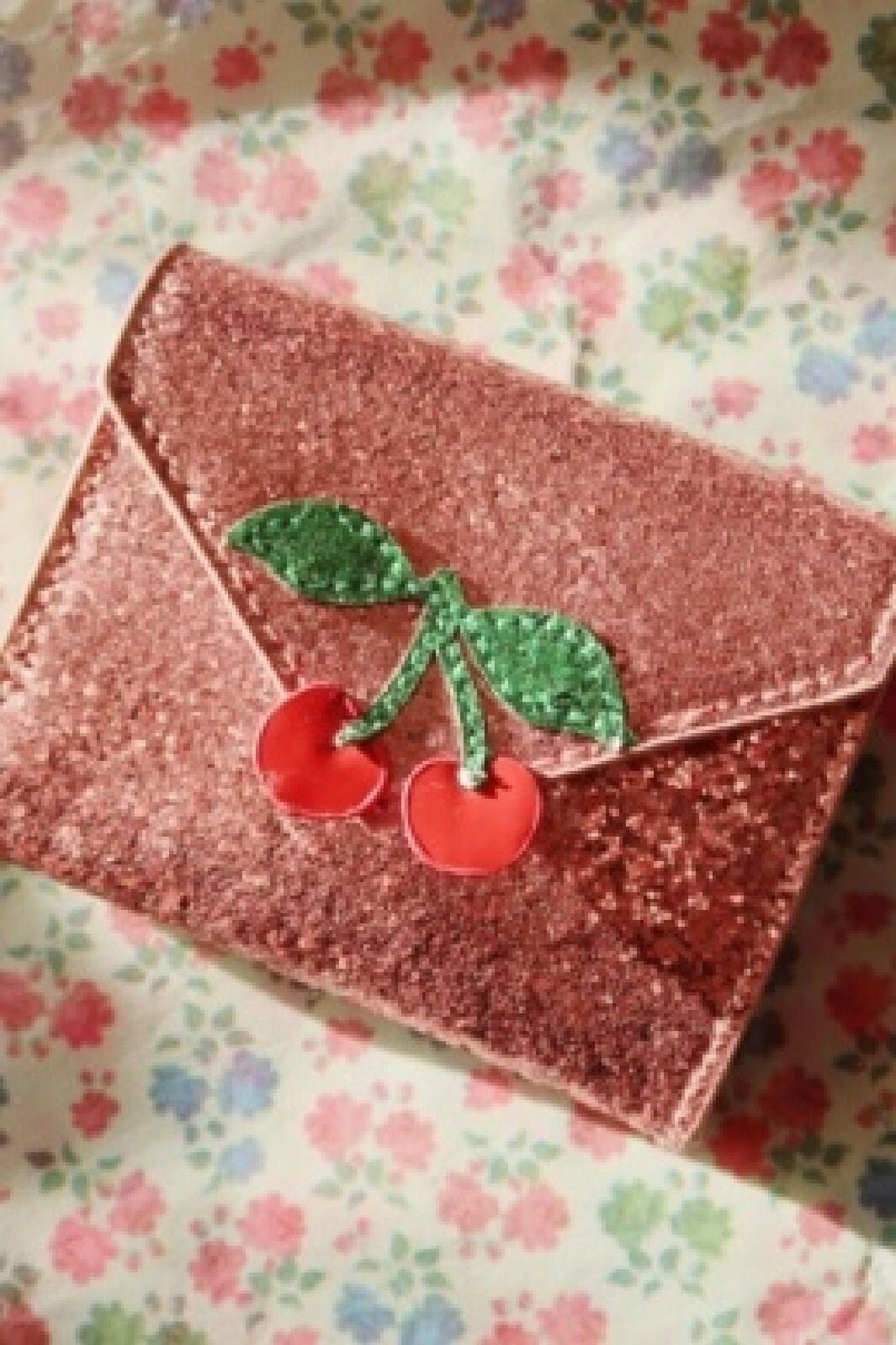 Konges Sløjd - Love Letter Wallet - Pink Glitter Tasker 