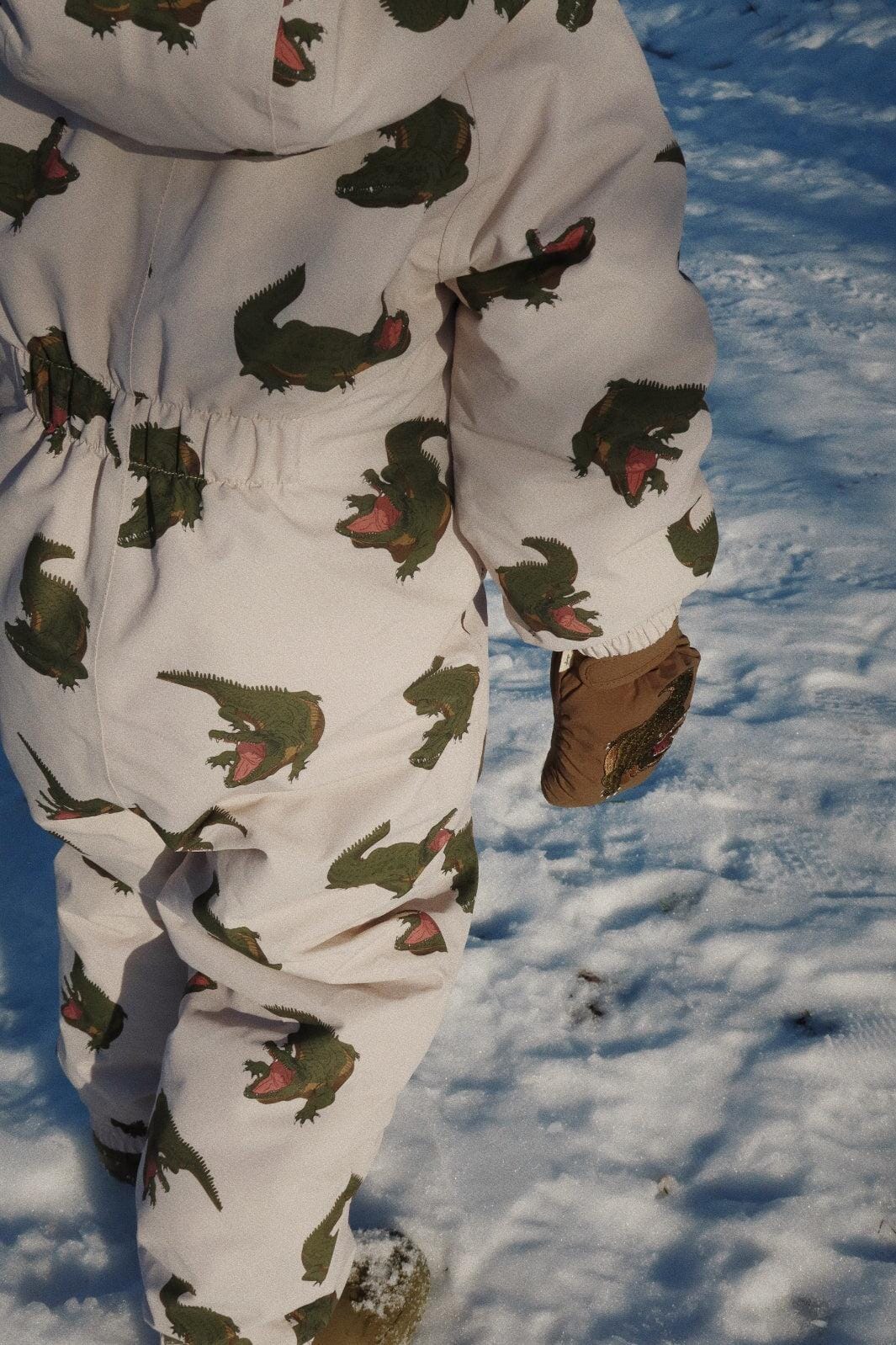 Konges Sløjd - Nohr Snowsuit Print - Crocodile Flyverdragter 