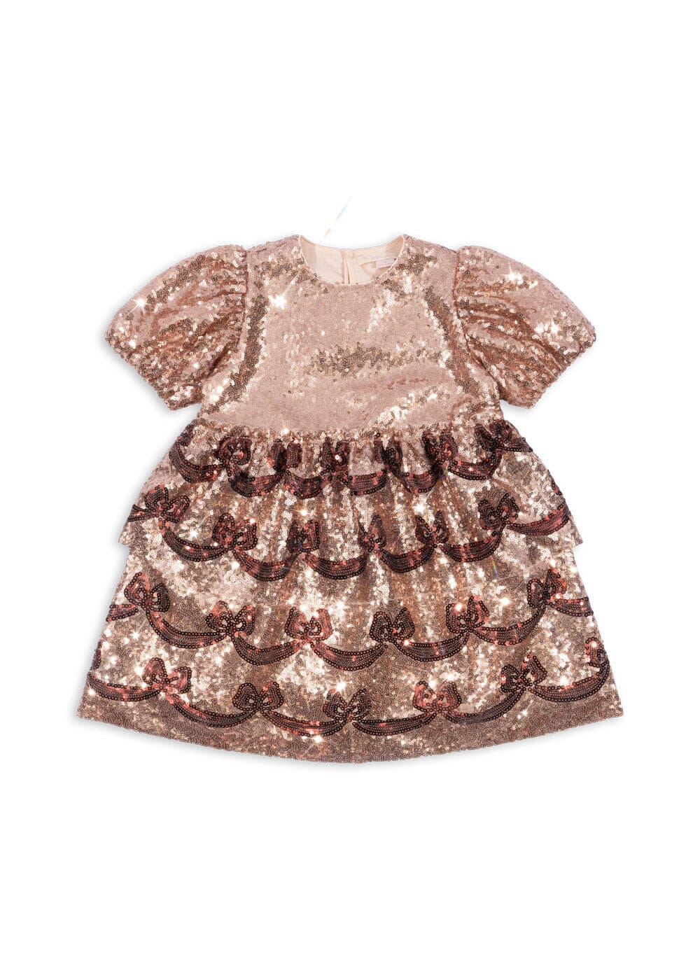 Konges Sløjd - Starla Bow Wow Dressks102116 - Gold Blush Kjoler 