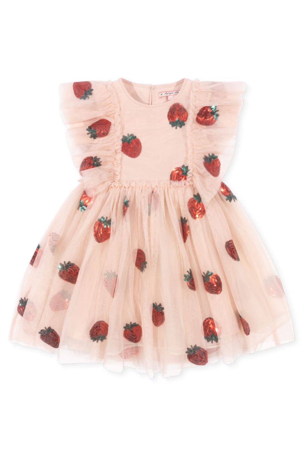 Konges Sløjd - Yvonne Frill Dress Ks102288 - Strawberry