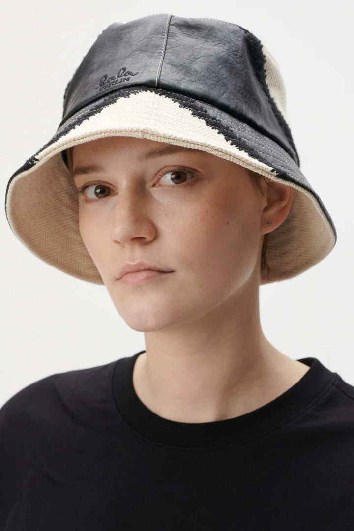 Lala Berlin - Bucket Hat Hallina - dark egret black Hatte 