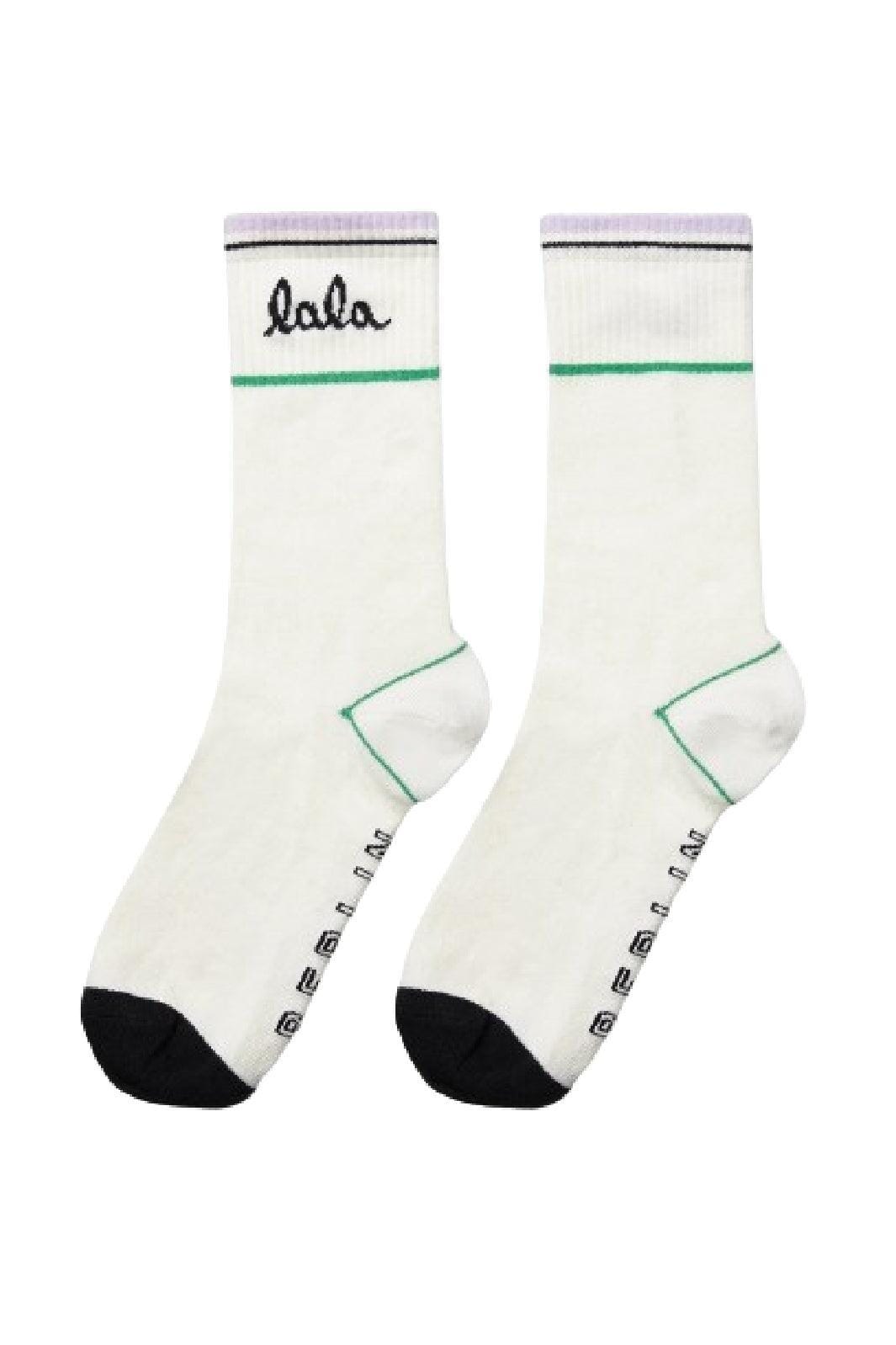 Lala Berlin - Socks Allena - White Strømper 