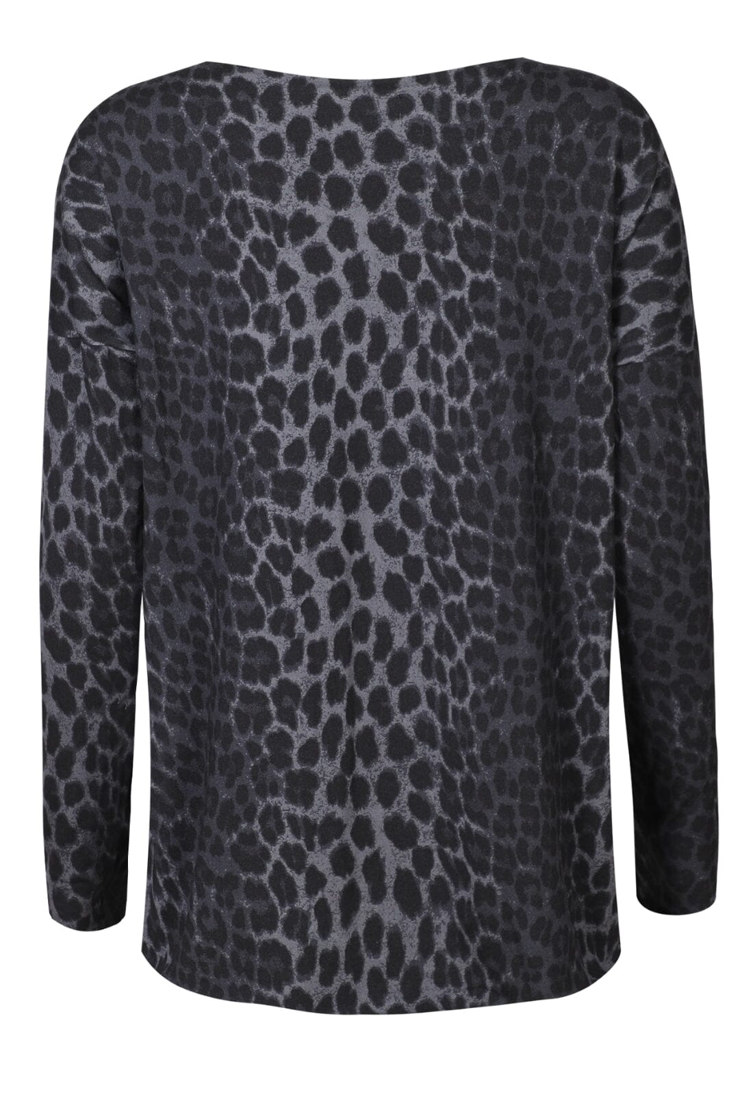 Liberte - Alma-Ls-Top (Fleece) - Dark Grey Leo Bluser 