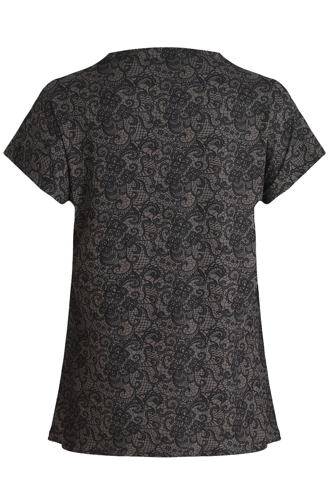 Liberte - Alma-Top - Black Grey Lace T-shirts 