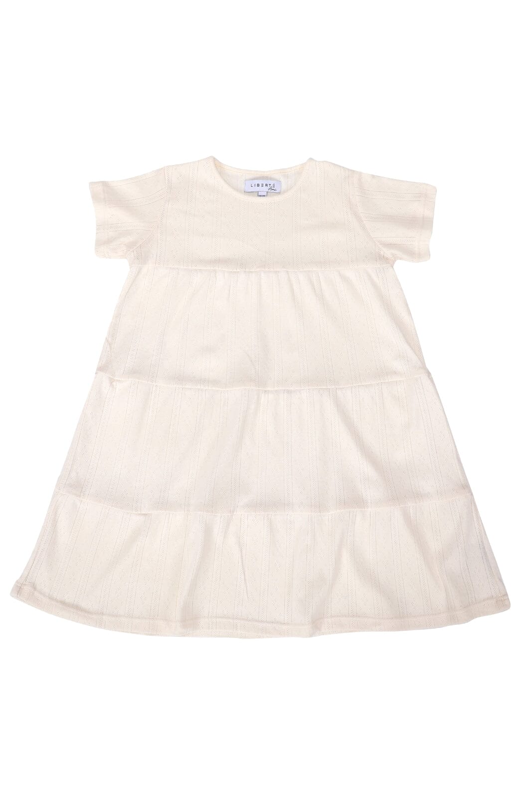 Liberte Ami - Pixie-Ss-Layer-Dress-Kids - Creme Kjoler 