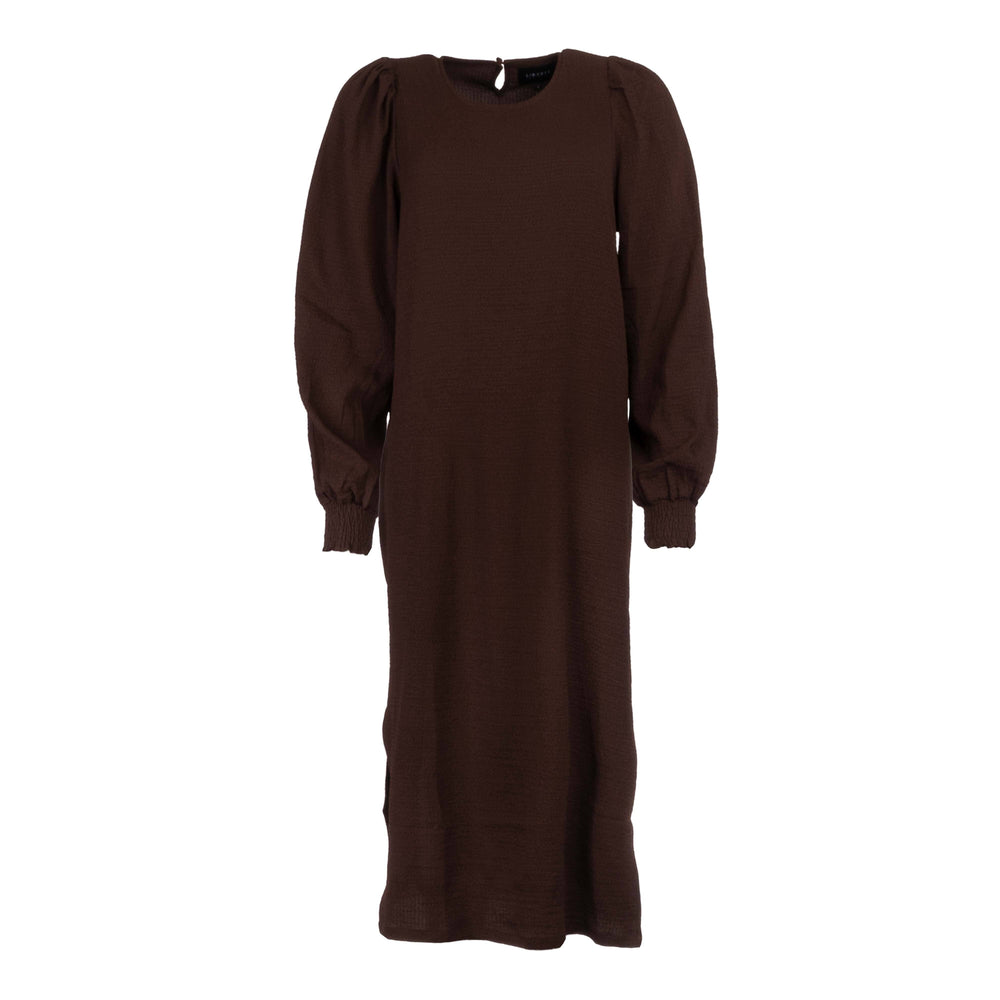 Liberte - Ena-Ls-Dress - Dark Brown Kjoler 