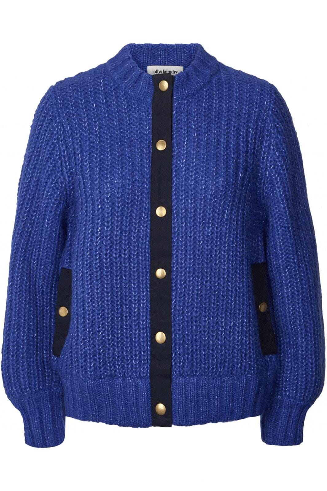 Forudbestilling - Lollys Laundry - Jamie Cardigan - Royal Blue (September) Cardigans 