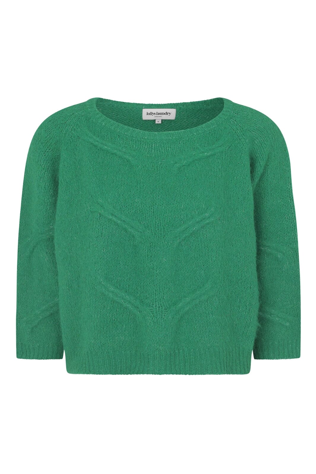 Lollys Laundry - TortugaLL Knit Jumper SS - 46 Aqua Strikbluser 