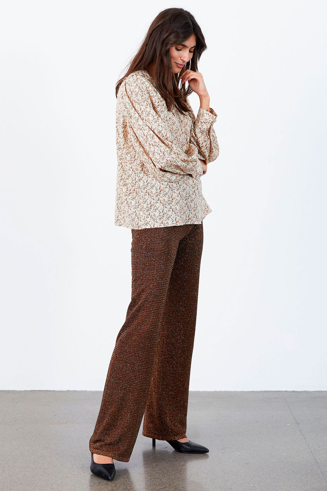 Lollys Laundry - Tuula Pant - Bronze Bukser 