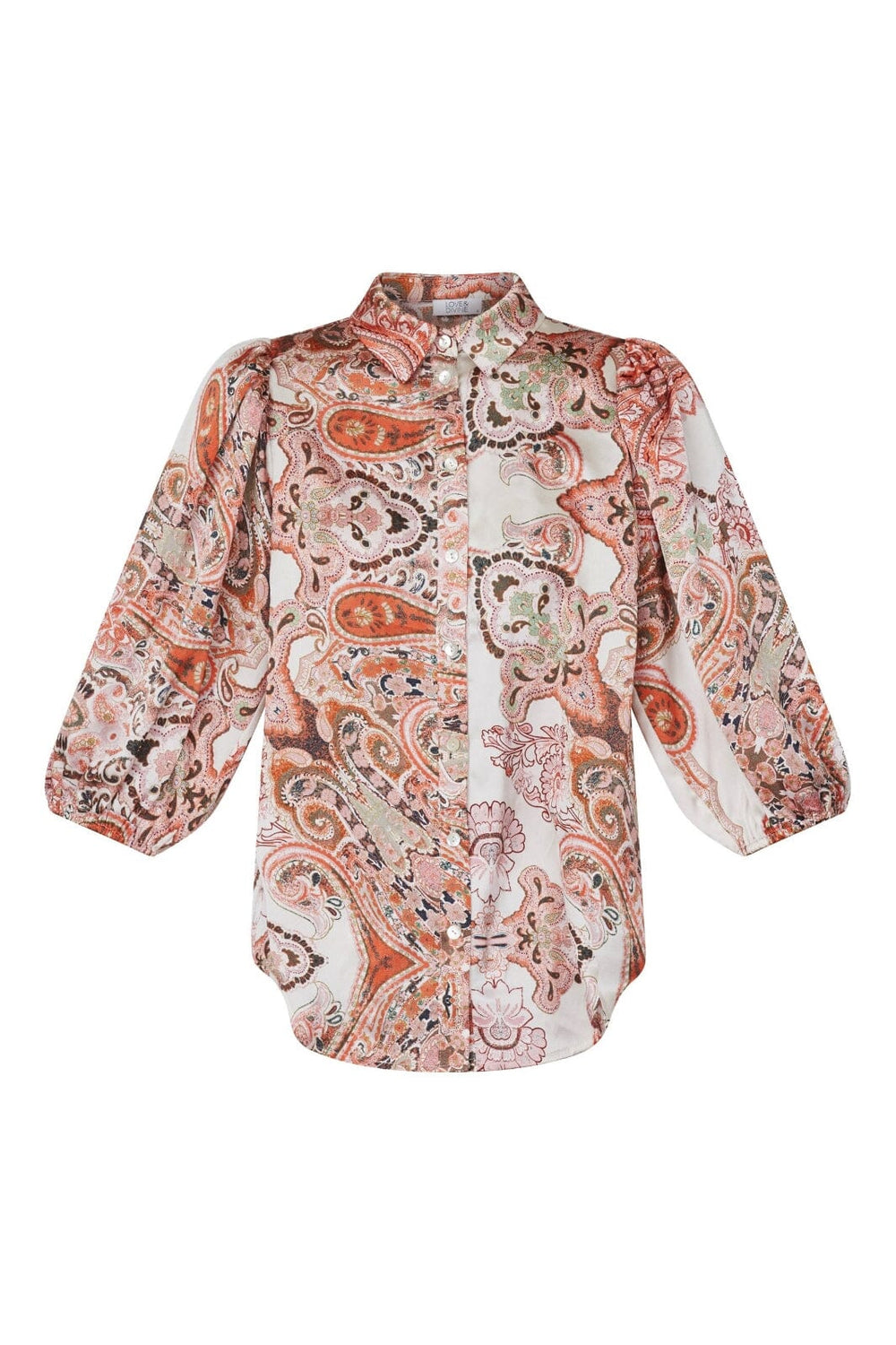 Love & Divine - Love436-9 - 801 Coral Paisley Skjorter 