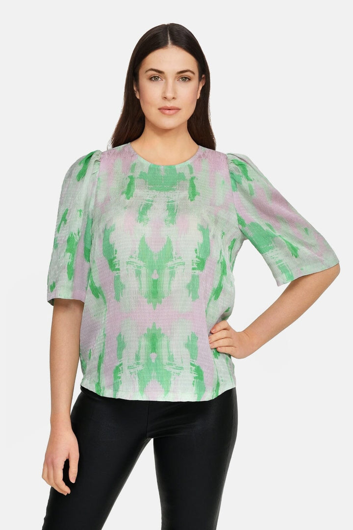 Love & Divine - Love946-1 - 804 Green/Pink Bluser 