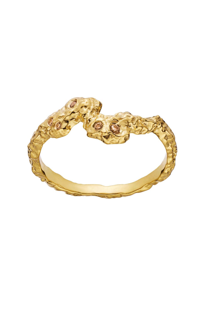 Maanesten - Frida Ring - Coated With 18k Gold.