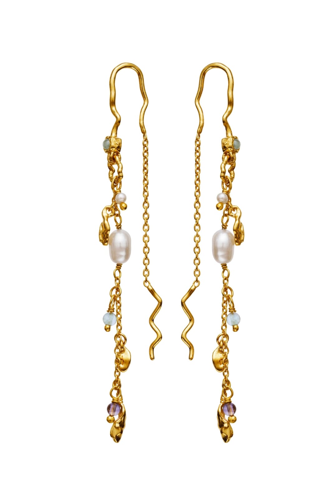 Maanesten - Poppy Earlines - Coated With 18k Gold.