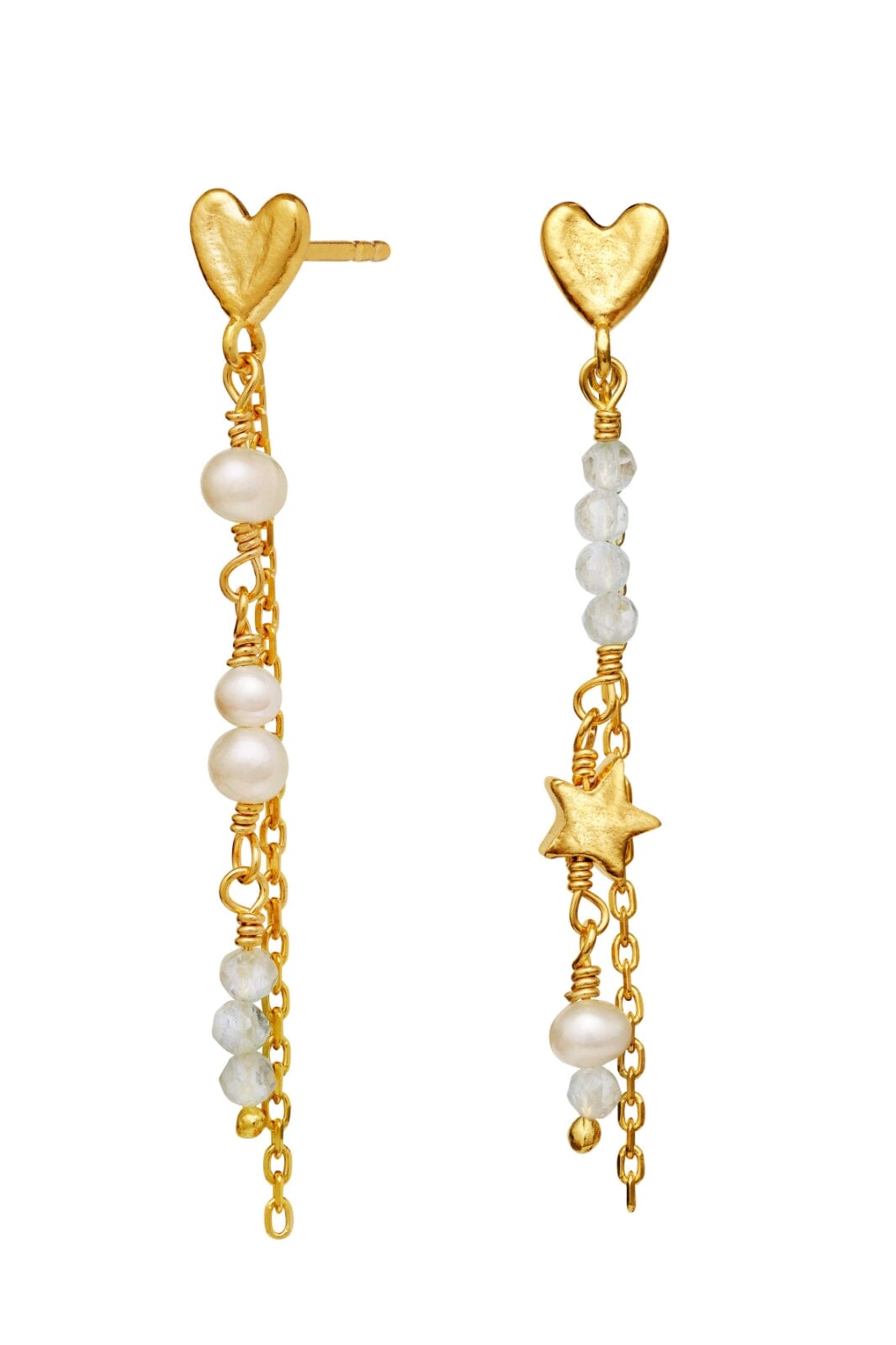 Maanesten - Silma Earrings - 18 Ct Gold Plated 925 Sterling Silver