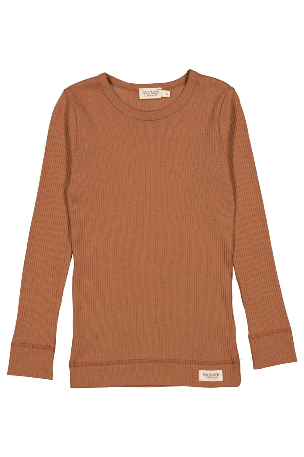 MarMar - Plain Tee LS - 6599 Light Pecan Bluser 